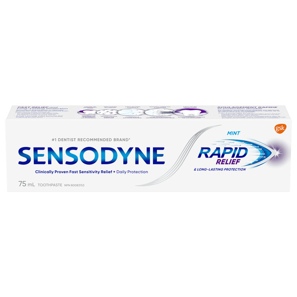 Oral Hygiene Sensodyne Rapid Relief Sensitivity Toothpaste hero