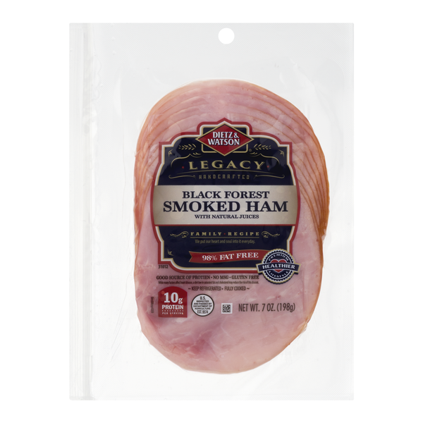 Lunch Meat Dietz & Watson Black Forest Smoked Ham, Pre-Sliced hero