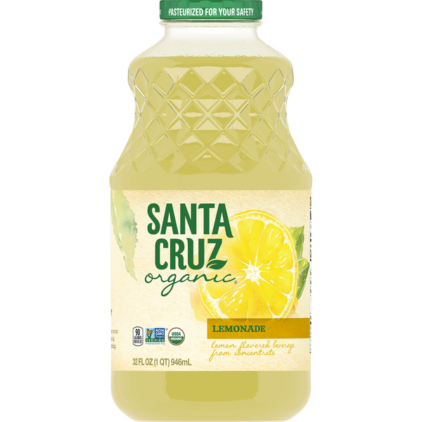 Fruit & Veggie Juice Santa Cruz Organic Lemonade hero