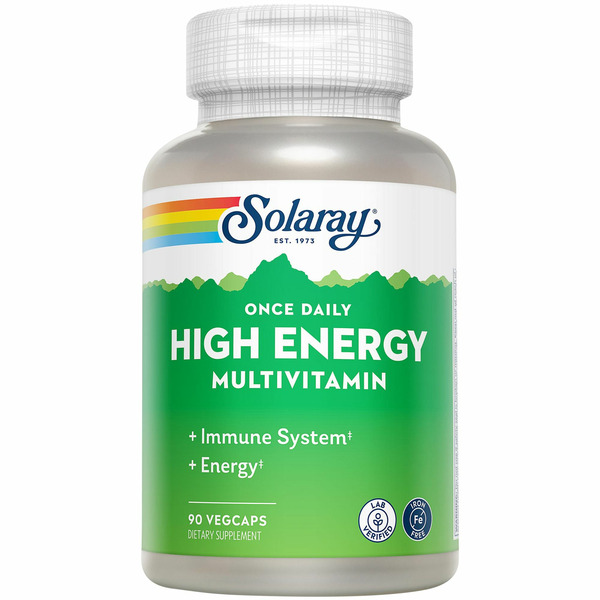 Energy & Stress Support Solaray Once Daily High Energy Ir-Free hero