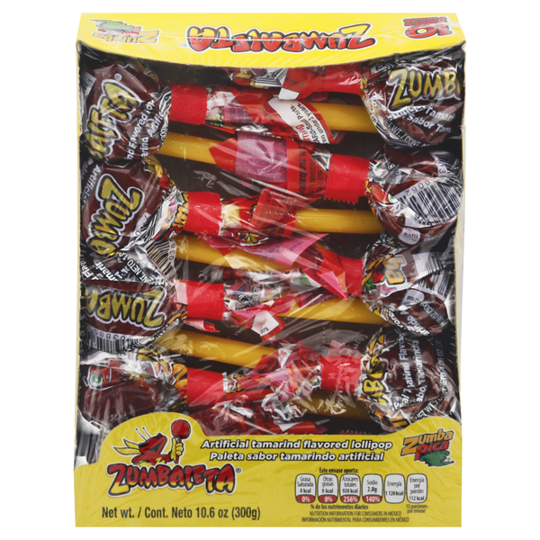 Candy & Chocolate Zumbaleta Lollipop, Artificial Tamarind Flavored hero