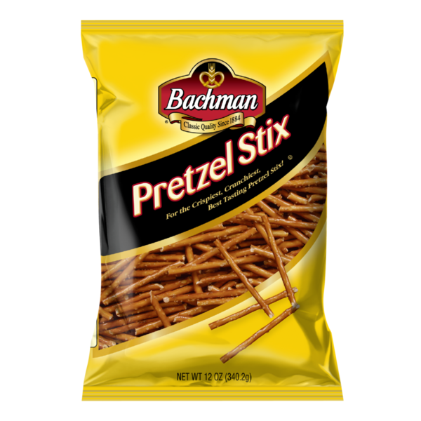 Chips & Pretzels Bachman Pretzel Stix Brick Oven Flame Baked hero