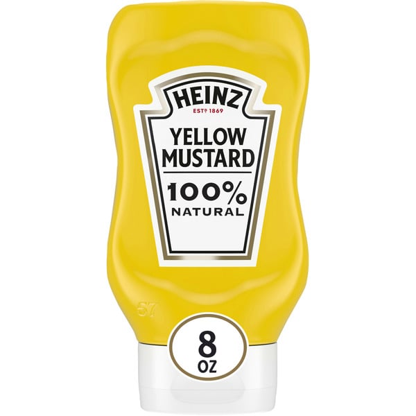 Condiments Heinz Yellow Mustard hero