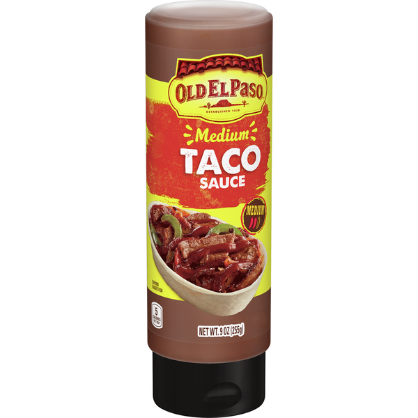 Condiments Old El Paso Taco Sauce Medium Squeeze Bottle hero