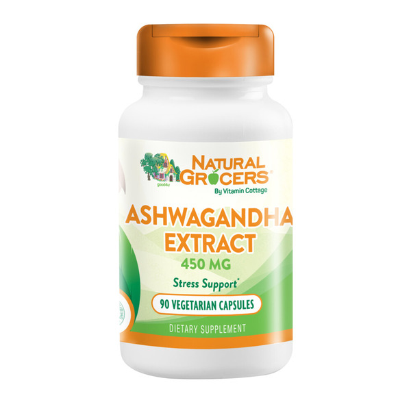 Dietary Supplements Natural Grocers 450mg Ashwagandha Extract Veggie Caps hero