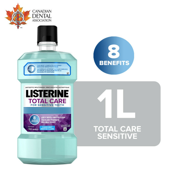 Oral Hygiene Listerine Total Care Sensitive Teeth Mouthwash hero