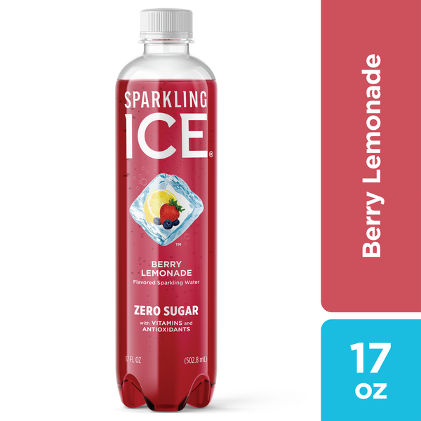 Sparkling Ice® Berry Lemonade Sparkling Water, Zero Sugar hero