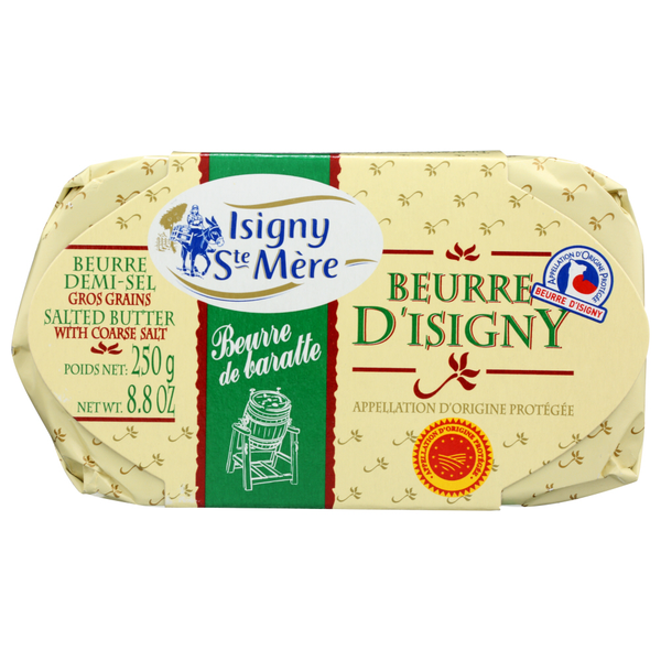 Butter Isigny Sainte-Mère Beurre D'isigny Aop Churned Salted hero