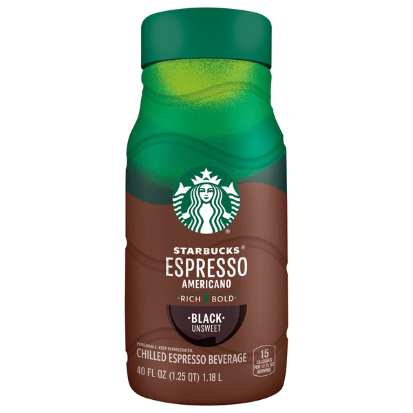 Coffee Starbucks Coffee Beverage, Espresso Americano, Black, Unsweet hero