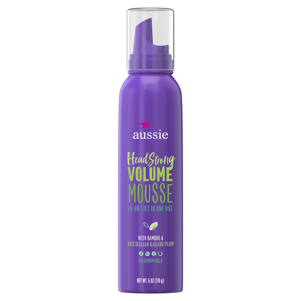 Hair Care Aussie Headstrong Volume Mousse with Bamboo & Kakadu Plum For Fine Hair hero