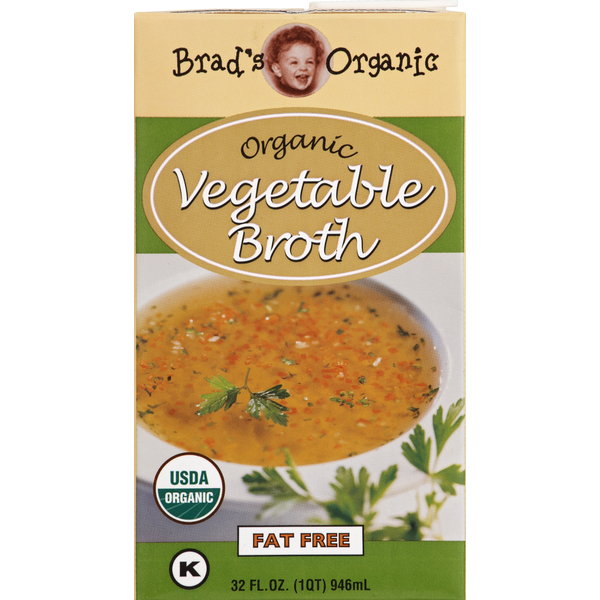 Soup, Broth & Bouillon Brads Organic Broth, Organic, Vegetable hero