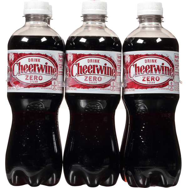 Soft Drinks Cheerwine Soda, Zero Sugar hero