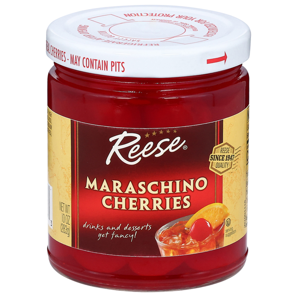 Canned Fruit & Applesauce Reese's Maraschino Cherries hero