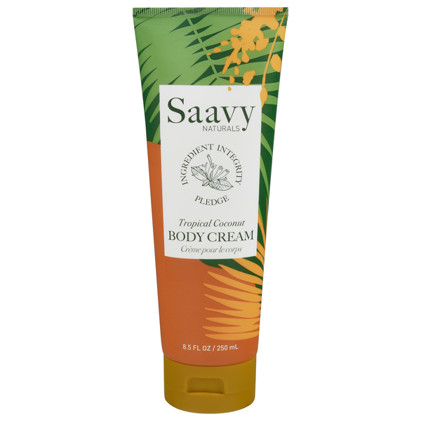 Body Lotions & Soap Saavy Naturals Body Cream, Tropical Coconut hero