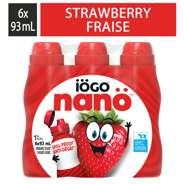 Yogurt iÖGO Nanö Drinkable Yogurt Strawberry 1% hero