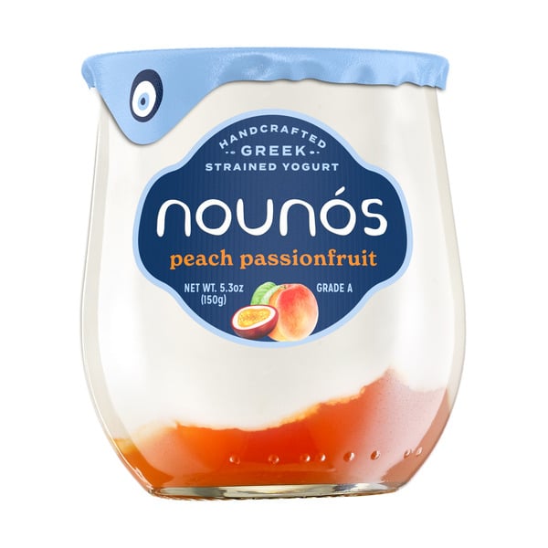 Greek Yogurt Nounós Greek Yogurt, Peach Passion Fruit hero