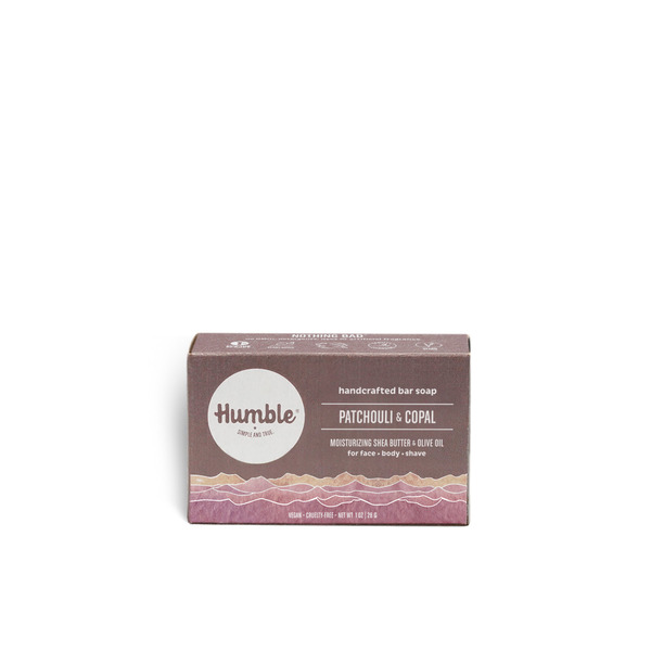 Humble Brands Travel Size Patchouli & Copal Soap hero