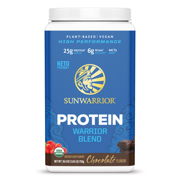 Plant Based Protein Sunwarrior Warrior Blend Chocolate hero