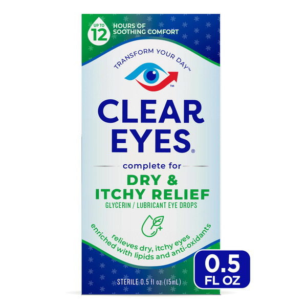 Eye & Ear Care Clear Eyes Eye Drops Dry & Itchy Eye Relief hero