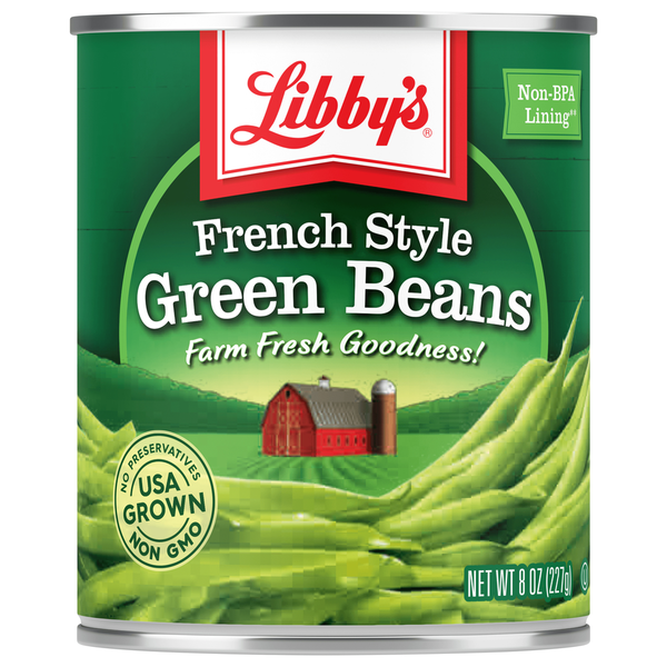 Canned/Jarred Vegetables Libby's Green Beans, French Style hero