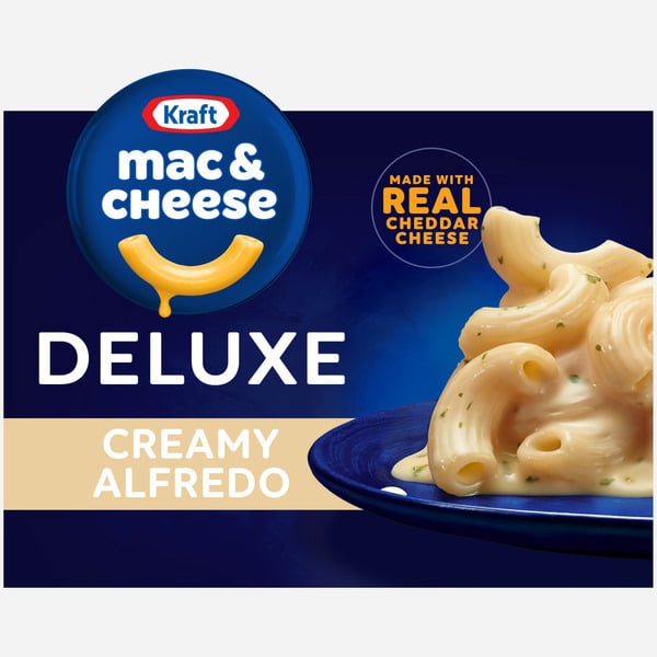 Packaged Cheese Kraft Creamy Alfredo Mac & Cheese Macaroni and Cheese Dinner hero