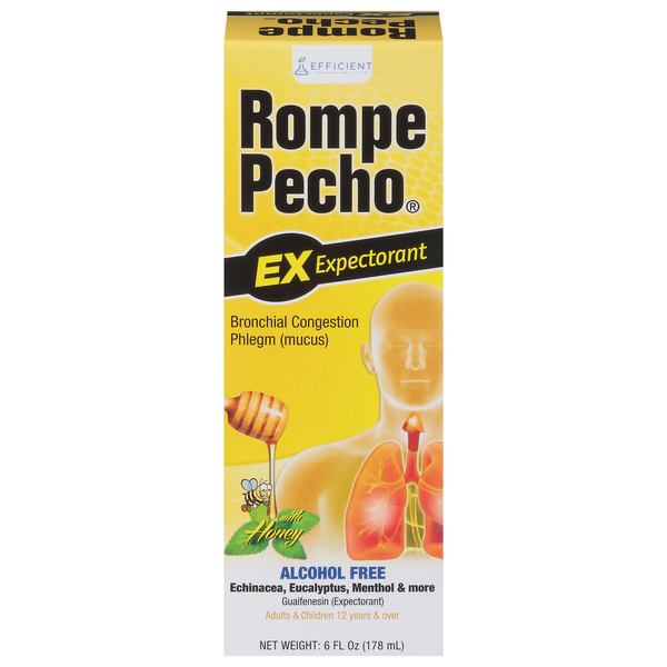 Cold, Flu & Allergy Rompe Pecho Expectorant, with Honey hero