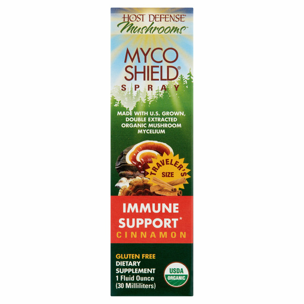 Vitamins & Supplements Host Defense Cinnamon Mycoshield Spray Dietary Supplement hero