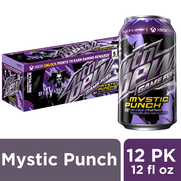 Soft Drinks Mountain Dew Soda, Mystic Punch hero