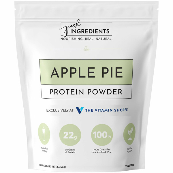 Whey Protein Just Ingredients Apple Pie Protein Powder hero