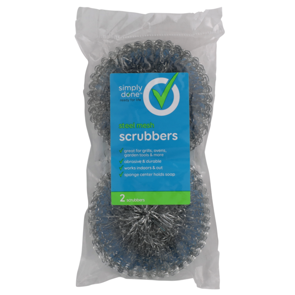 Cleaning Products Simply Done Steel Mesh Scrubbers hero