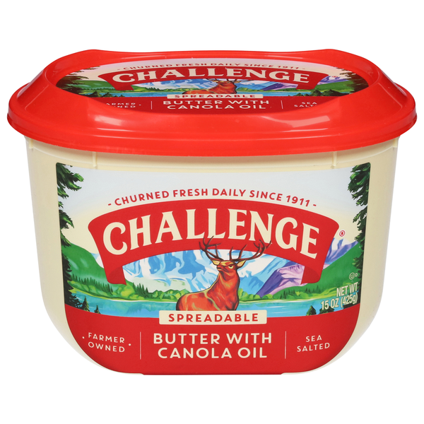 Butter Challenge Butter, with Canola Oil, Sea Salted, Spreadable hero