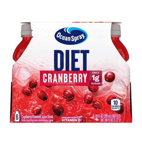 Juice & Nectar (Shelf-Stable) Ocean Spray Diet Cranberry Juice Drinks hero