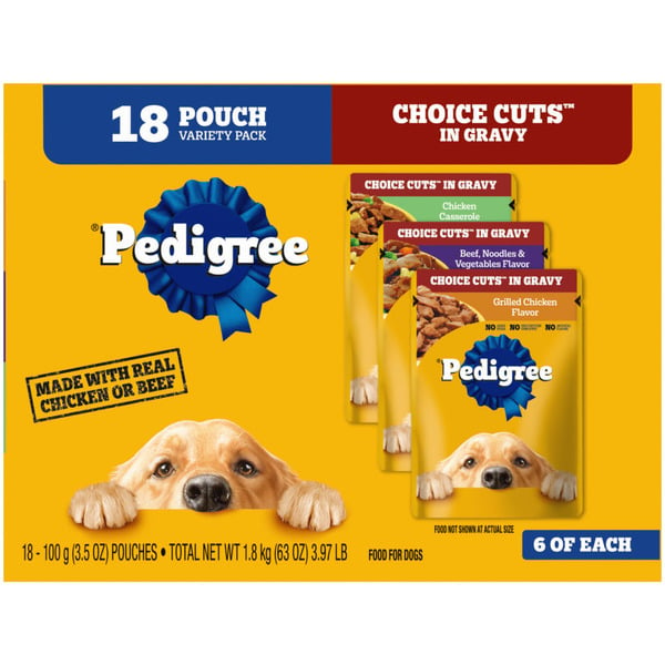 Dog Food & Care Pedigree Choice Cuts in Gravy Dog Food Variety Pack hero