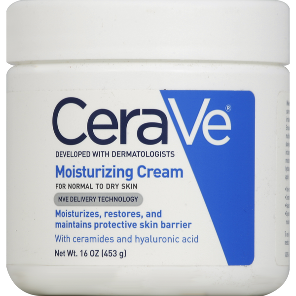 Body Lotions & Soap CeraVe Cream, Moisturizing, for Normal to Dry Skin hero