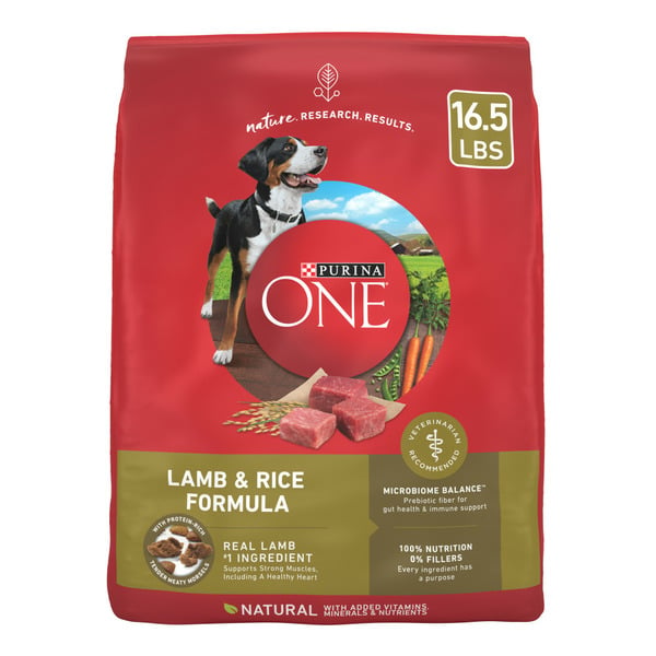 Dog Food Purina ONE Dry Dog Food Lamb and Rice Formula hero