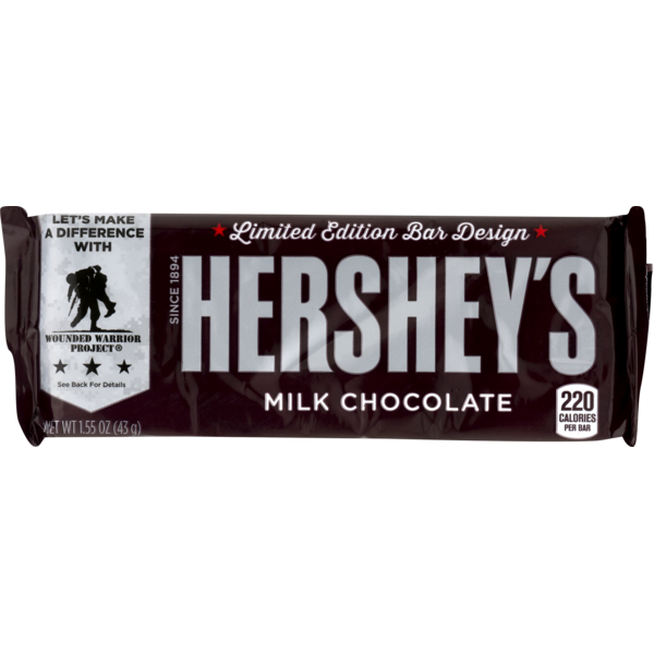 Candy & Chocolate Hershey's Candy Bar, Milk Chocolate   (43 g) hero