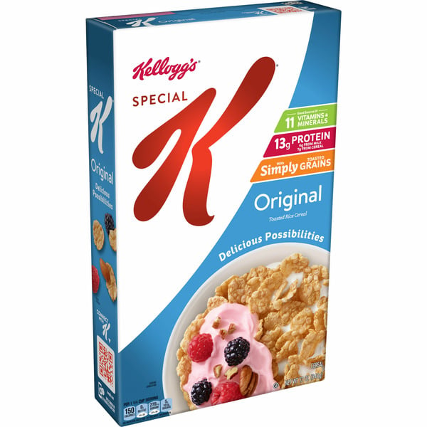 Cereal Kellogg’s Special K Cold Breakfast Cereal, 11 Vitamins and Minerals hero