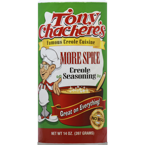 Spices & Seasonings Tony Chachere's Creole Seasoning, More Spice hero