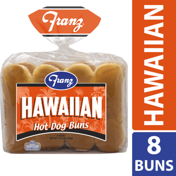 Buns & Rolls Franz Hawaiian Hot Dog Buns hero