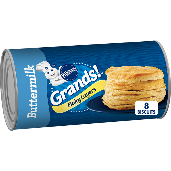 Refrigerated Dough & Biscuits Pillsbury Flaky Layers, Buttermilk Biscuit Dough hero