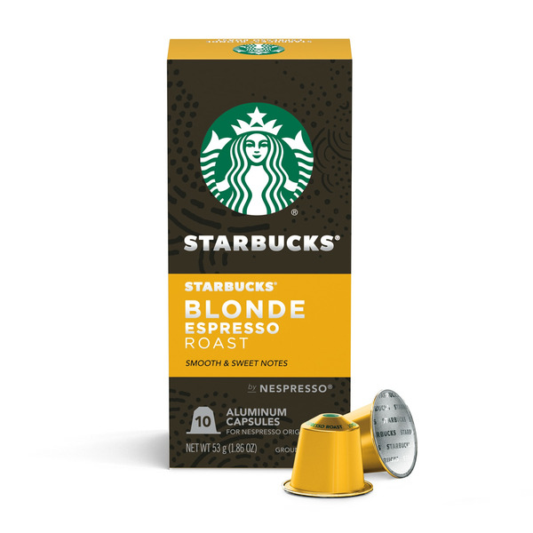 Coffee Grounds and Whole Beans Starbucks by Nespresso Original Blonde Espresso Blonde Roast  Coffee hero