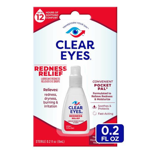 Eye & Ear Care Clear Eyes Eye Drops Redness Relief Pocket Pal hero