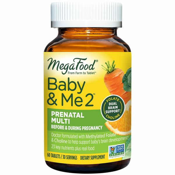 Prenatal Multivitamins MegaFood Baby & Me 2™ Prenatal Multi hero