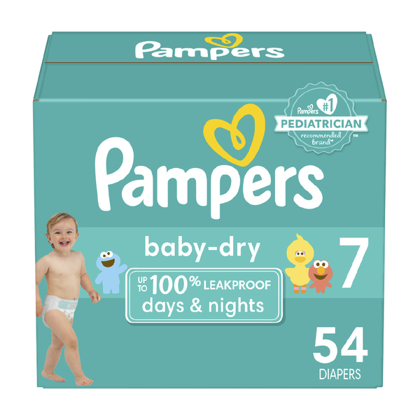 Diapers & Wipes Pampers Baby Dry Diapers Size 7 hero