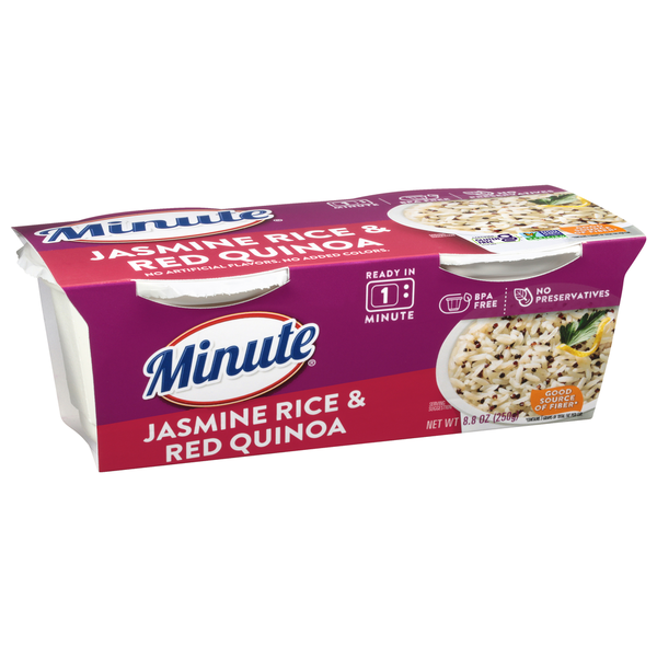 Bulk Grains, Rice & Dried Beans Minute Rice Jasmine Rice & Red Quinoa hero