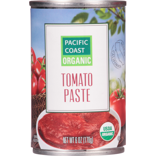 Canned & Jarred Vegetables PACIFIC COAST ORGANIC Tomato Paste hero