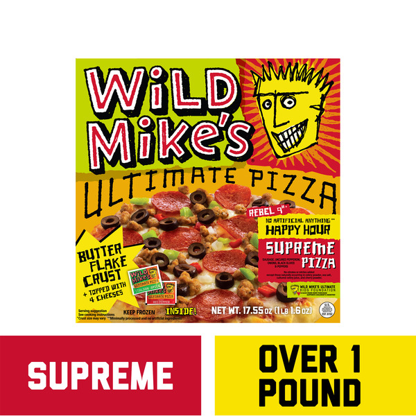 Prepared Meals Wild Mike's Ultimate Pizza Happy Hour Supreme hero