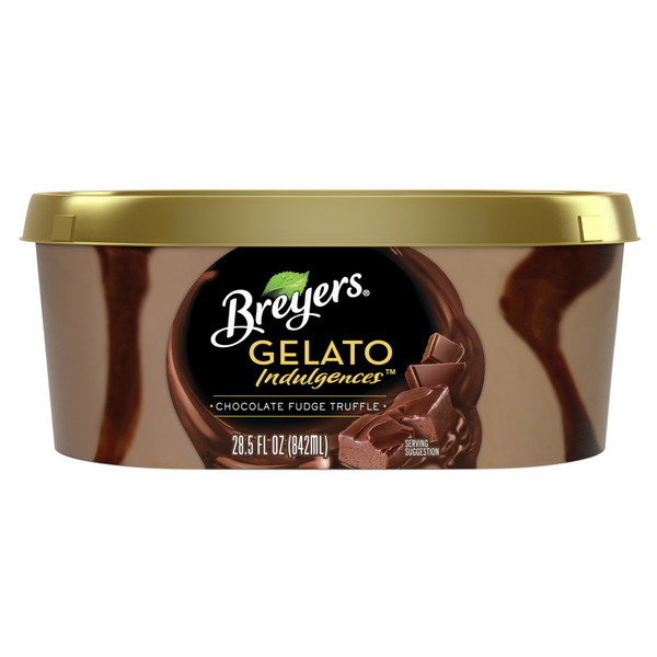 Ice Cream & Ice Breyers Gelato Indulgences Chocolate Fudge Truffle hero