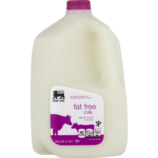 Milk, Soy & Lactose Free Food Lion Milk, Fat Free hero