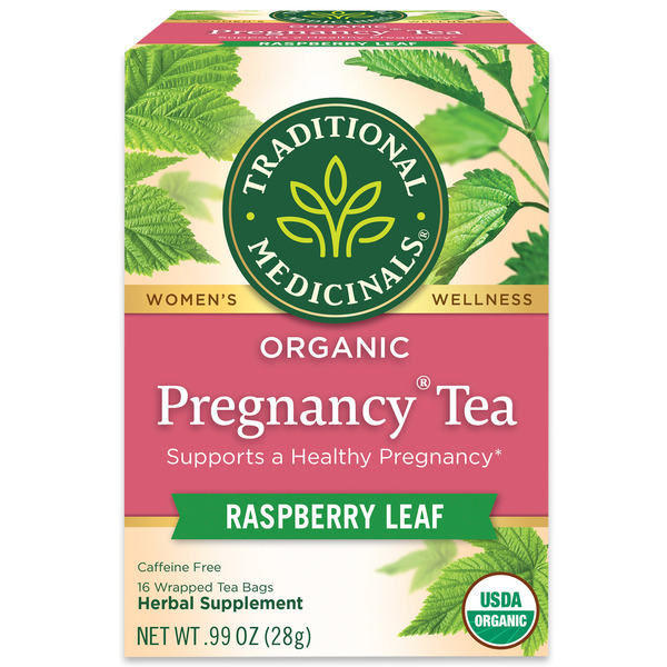 Tea Traditional Medicinals Organic Pregnancy Tea, Caffeine Free Herbal Tea hero